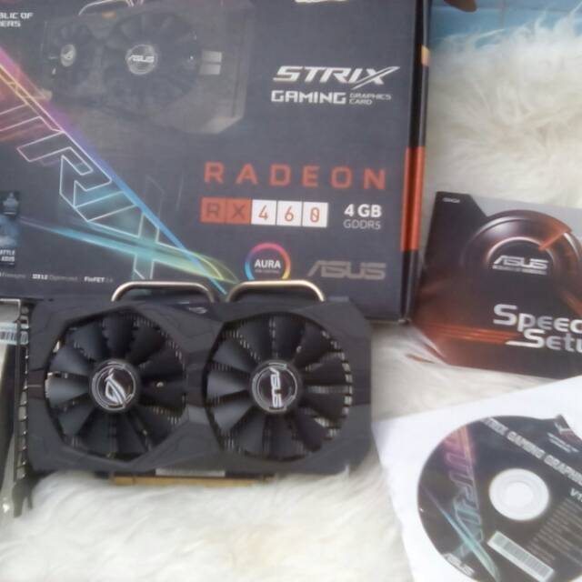 VGA ASUS ROG RX 460 STRIX OC 4GB GDDR5 OC EDITION MURAH BERGARANSI