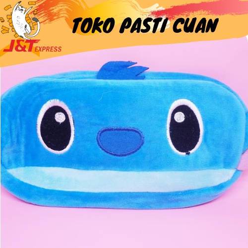 

kotak pensil kain karakter stich ATK keperluan sekolah fancy dan lucu