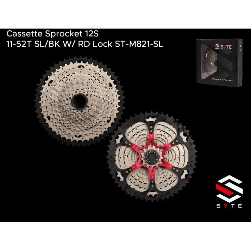 CASSETE SPROCKET 12 SPEED 11-52T M821