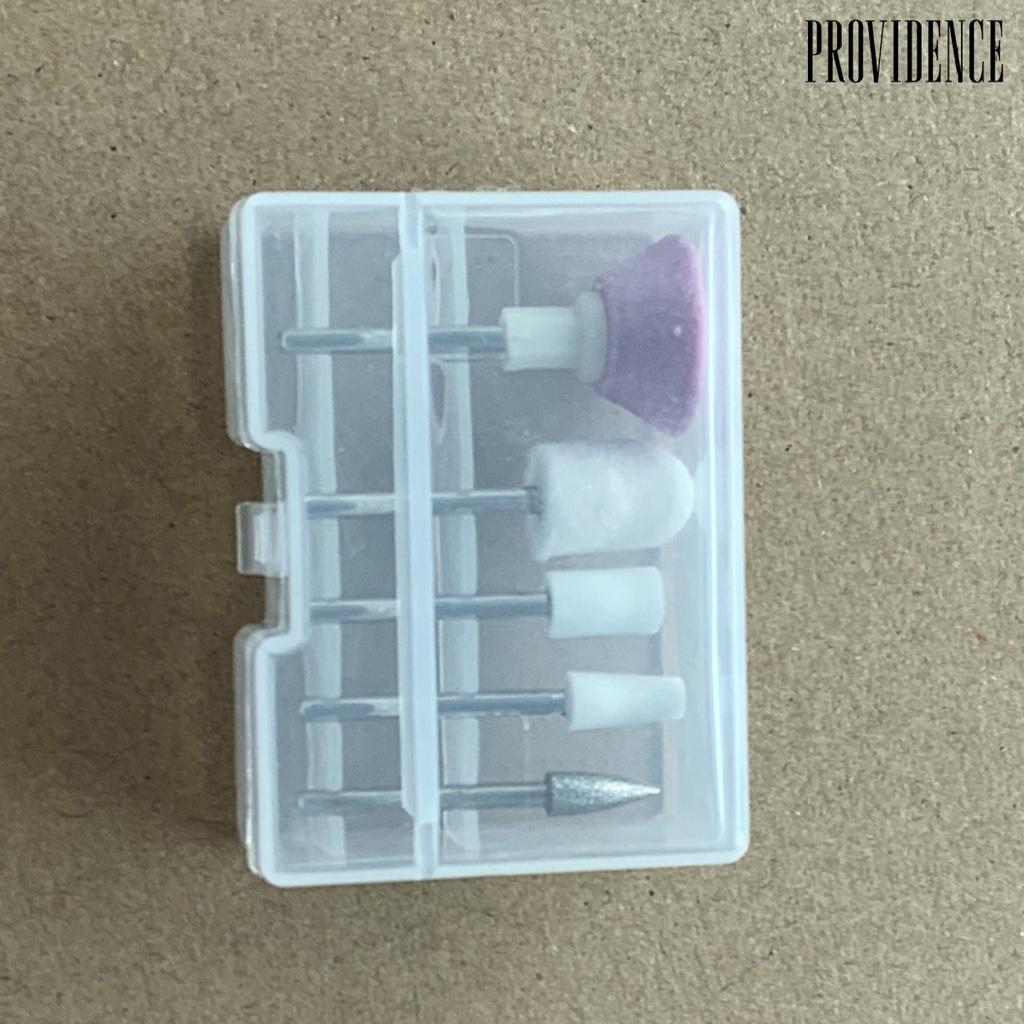 Providence 5Pcs / Set Kepala Gerinda Poles Kuku Tahan Lama Anti Karat / Korosi Bits