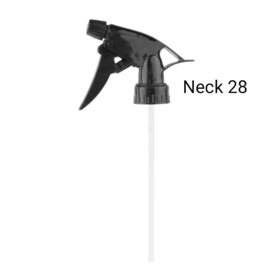 KEPALA BOTOL SEMPROTAN HITAM trigger neck 28 head hand sprayer semprot