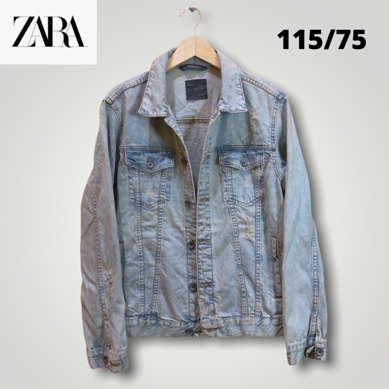 THRIFT JAKET JEANS BRAND ZARA ORIGINAL
