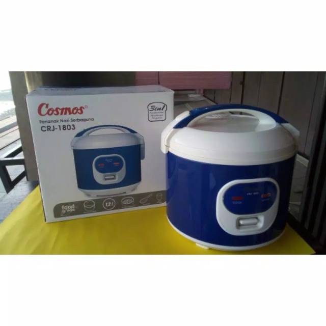 COSMOS Rice Cooker Anti Lengket1.2Liter 3in1 CRJ1803 300Watt