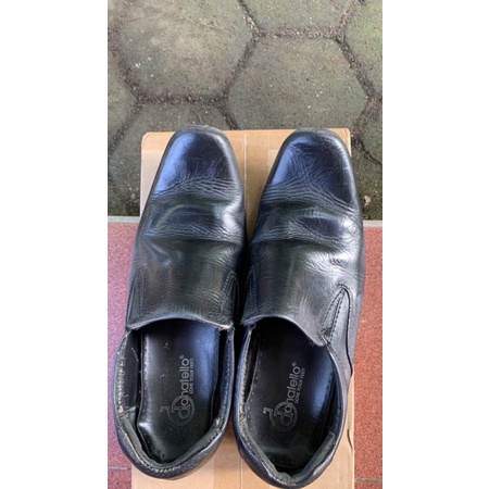 Sepatu kulit pria asli pantofel donatello
