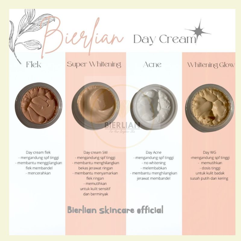 Ecer Cream siang wajah Bierlian Skincare