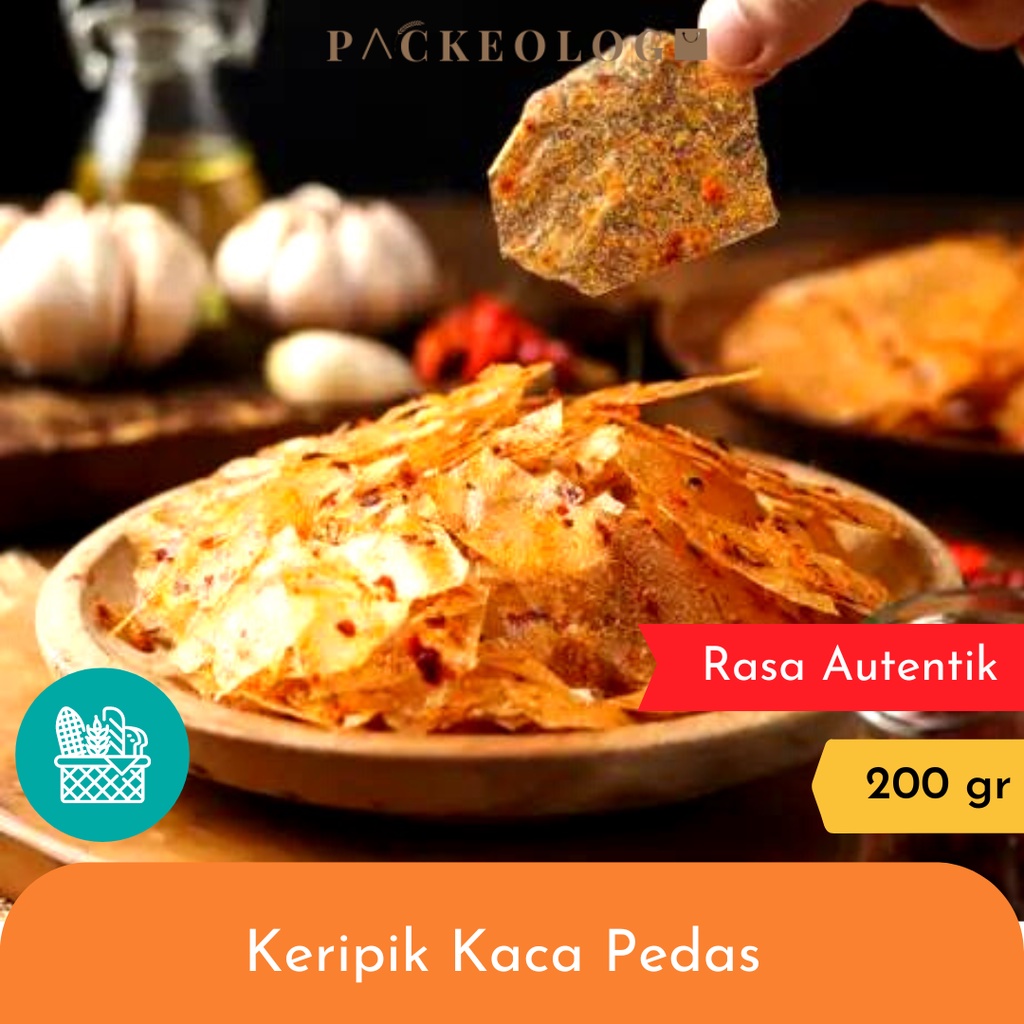 

Keripik Kaca Krica Pedas 250gr 100gr