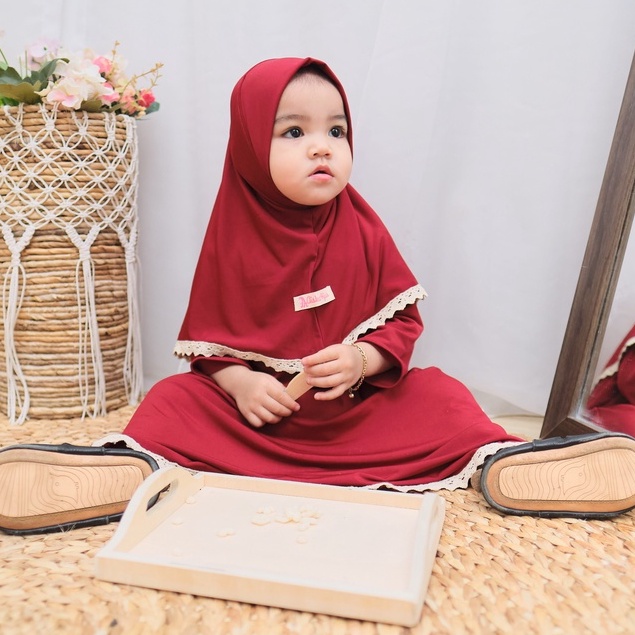 HONEYBLOSSOM gamis bayi perempuan polos / gamis bayi perempuan 6 12 bulan alesha