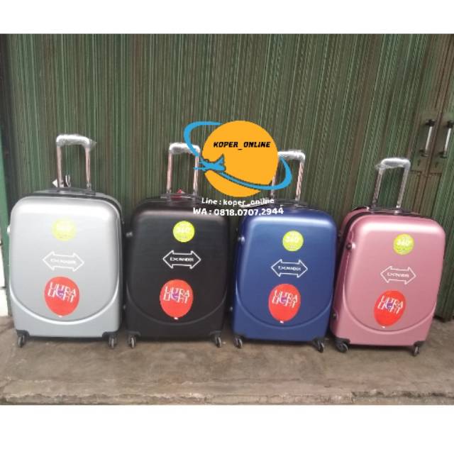 Koper Fiber ABS murah ukuran paling besar 28 inch roda 4