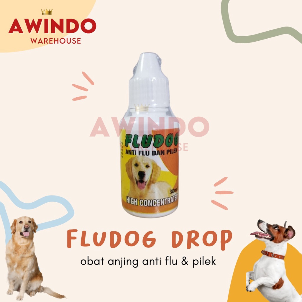 FLUDOG ANJING - Obat Anjing Anti Flu Pilek Beler Bersin FLU DOG