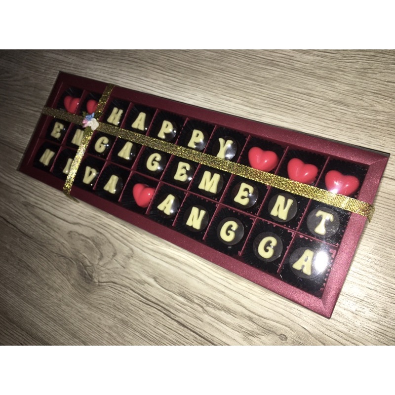 

coklat Gift box Karakter Custom 30 skat