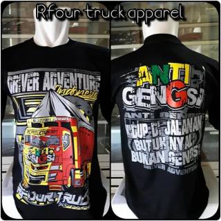  Kaos  baju  distro truk  truck cewek cowok pria wanita laki 