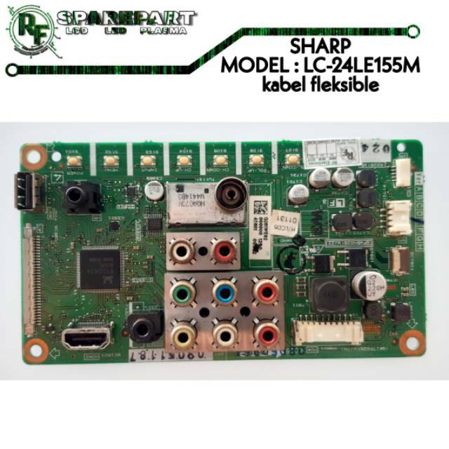 MB TV SHARP LC-24LE155M kabel fleksibel  mainboard tv sharp lc 24le155 m