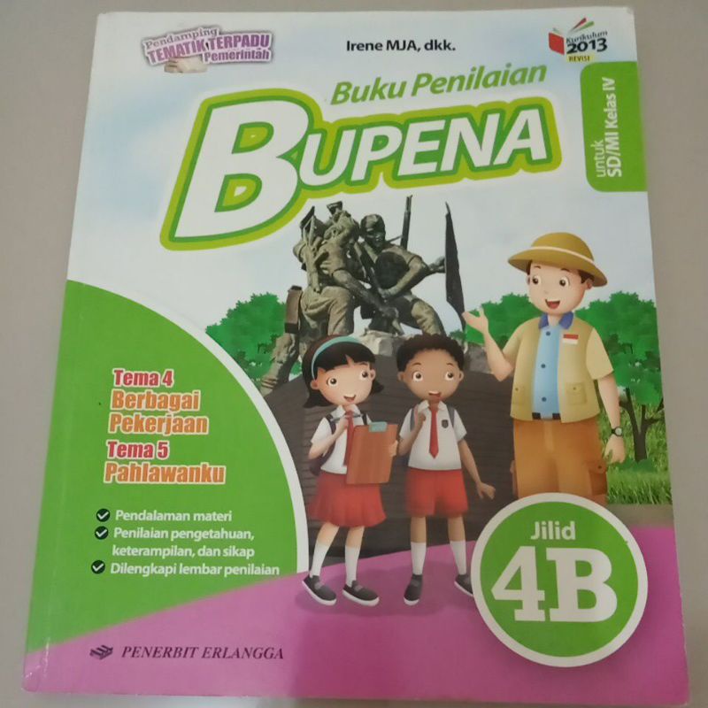 Buku Bupena 4b kelas 4 bekas