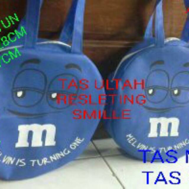 

Tas ultah resleting smile