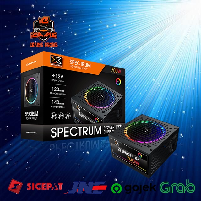 Power Supply Xigmatek Spectrum 700W 80+ (RGB) l PSU Xigmatek 700Watt NAMPOL GAN