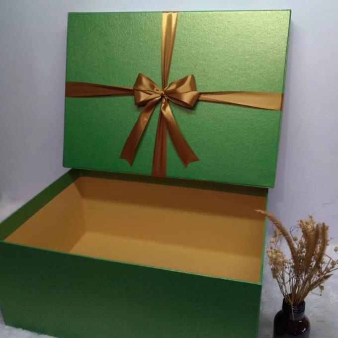 

[COD] Gift Box Premium size 35 25 15 cm Hijau [COD]