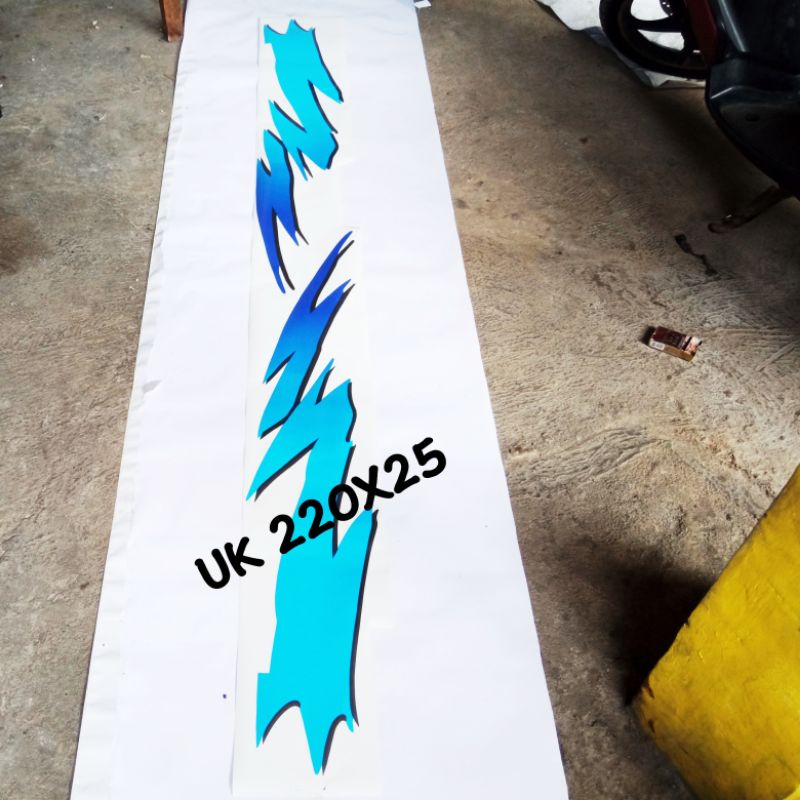 stiker starwagon L300 Mitsubishi minibus