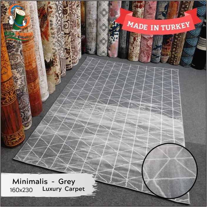 KARPET IMPOR TURKI MURAH / KARPET BULU / KARPET MINIMALIS K18