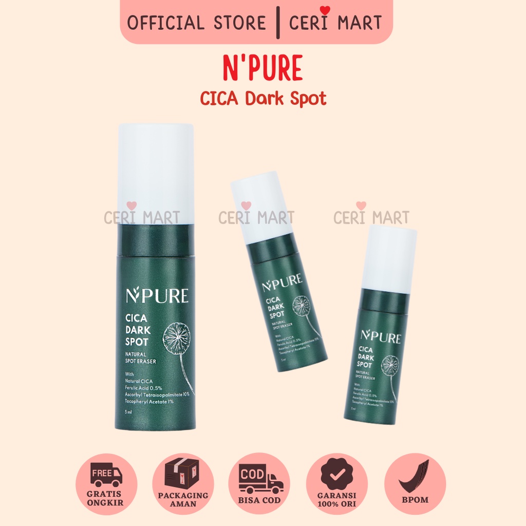 N'PURE Cica Dark Spot 5ml JAMINAN ORIGINAL BERGARANSI