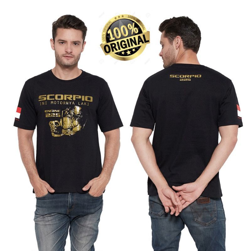 Kaos bikers yamaha scorpio T-shirt distro yamaha scorpio Baju motor yamaha scorpio
