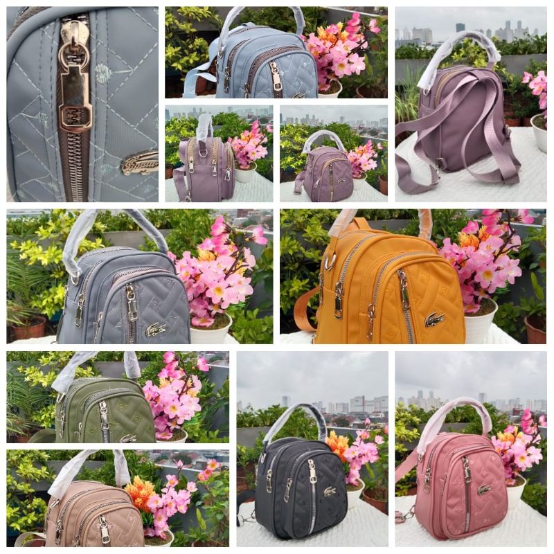 AllfazaTas wanita ,ransel Chibao mini4ruang ukuran 21x19