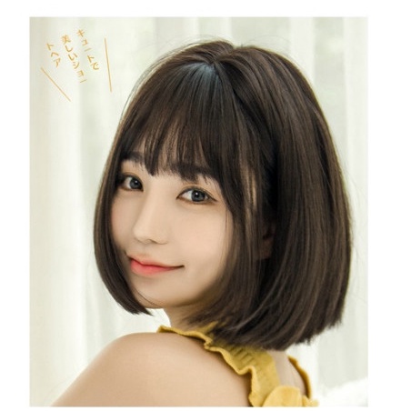wig poni wig bob poni depan wig pendek wig wig korea