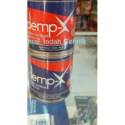 

DEMP-X 2 komponen @100gram perekat extreme serbaguna