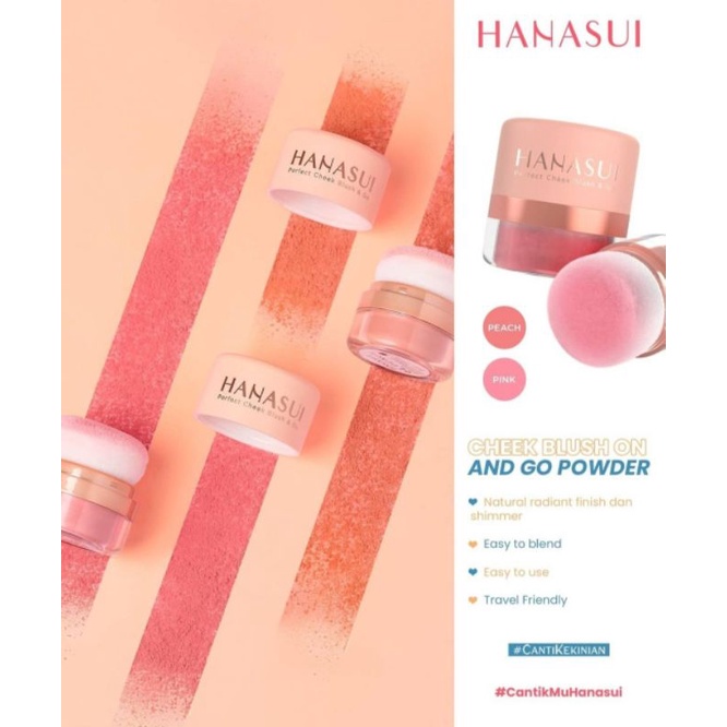 ☀️cahaya acc☀️HANASUI BLUSH ON