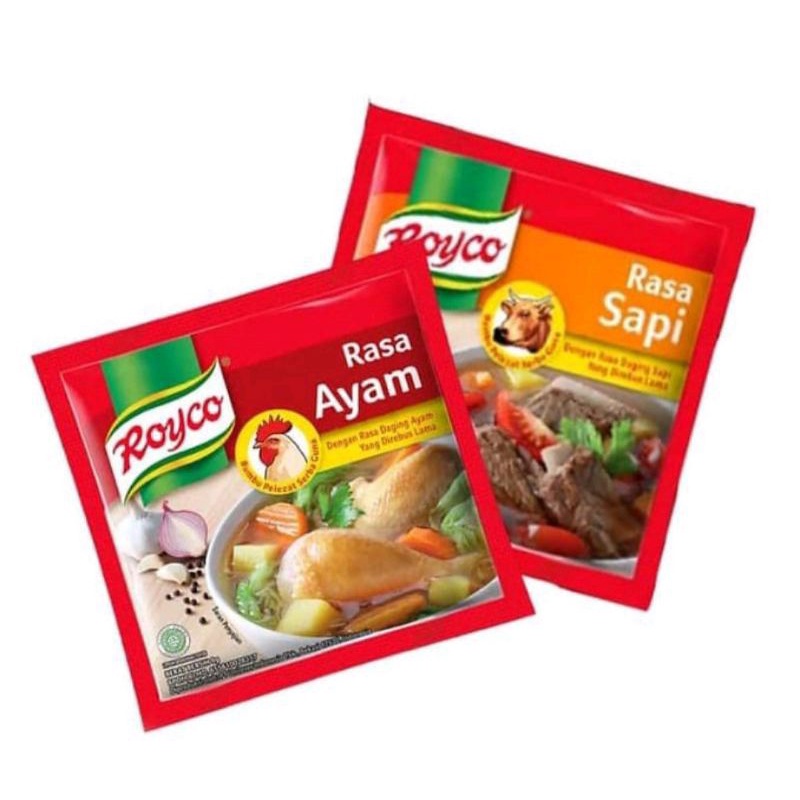 

BUMBU PENYEDAP ROYCO SAPI & AYAM PER RENCENG (12SACHET)