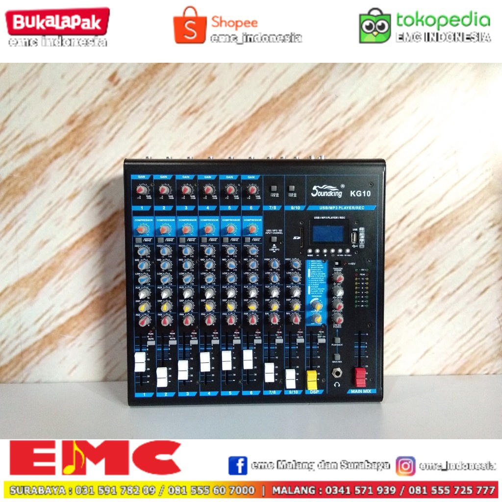 PROMO HARGA MURAH    PROMO HARGA MURAH  Mixer Audio - Mixer Soundking KG10