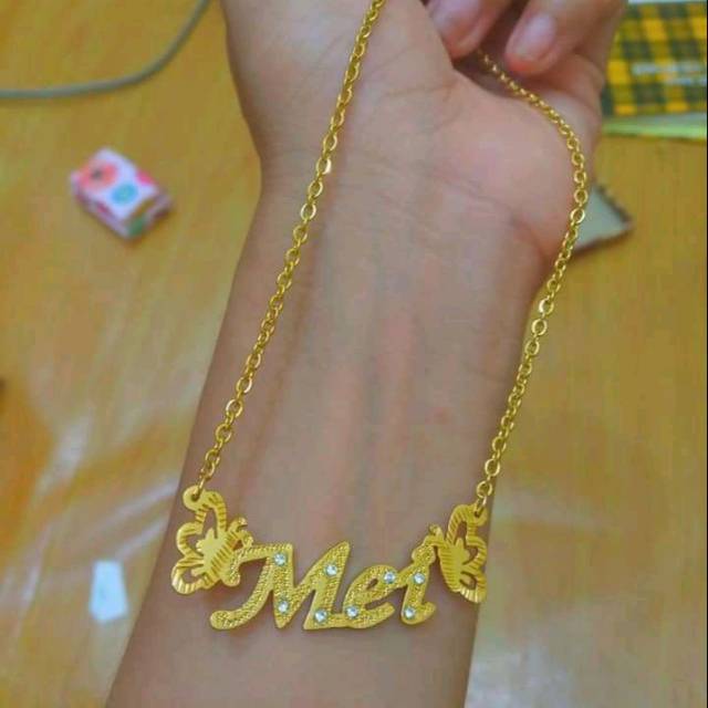 kalung, gelang, cincin, bross, konektor masker titanium lapis mas anti karat,dll