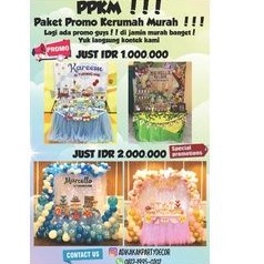 Dessert table / party decor / dekor ulang tahun