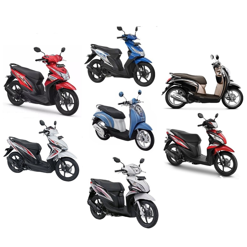 06381-KVY-960 91001-KZL-A01 91002-KVY-901 Stang Seher Laher Kruk As Kanan Kiri Beat Scoopy Spacy Karbu Vario 110 Fi 2012 - 2014 Stater Berisik