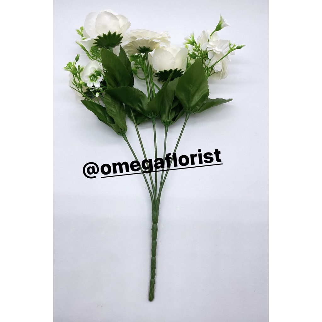 Bunga Mawar Daisy Artificial Bunga Artificial/Bunga Plastik/Bunga Dekorasi/Dekorasi Pernikahan/Pernikahan-1