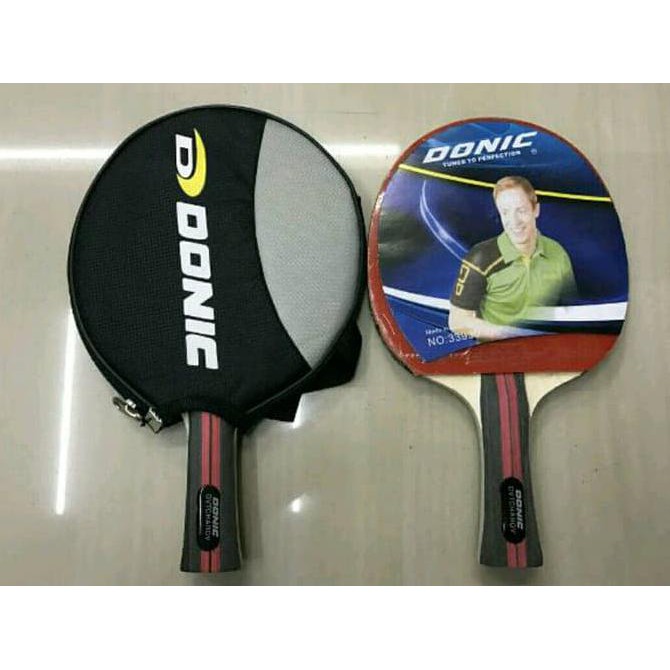 Penawaran Terbaik Bet Tenis Meja Blade Pingpong Donic Free Bag Setengah Cover Shopee Indonesia
