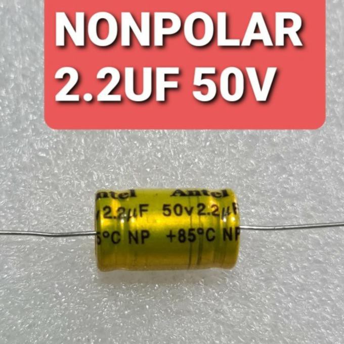 Elko Elco 4.7Uf 50V Non Polar 4.7Uf-50Volt Non Polar - 2.2Uf 50V