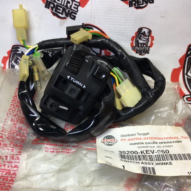 Holder kiri-Saklar riting sein-switch assy winker supra 100 lama Supra X Tromol 35200-KEV-950