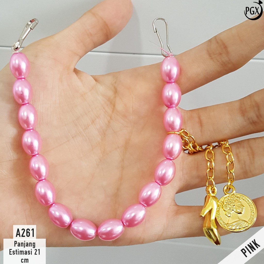 PGX Konektor Masker - Pengait Masker Hijab Mutiara Premium  - Aksesoris Masker A261