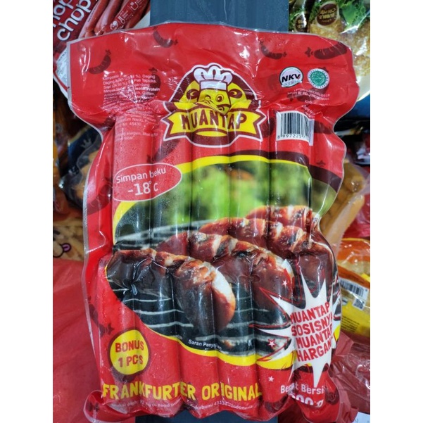 

SOSIS SAPI FRANKFURTER 11s 500gr SOSBAK MUANTAP