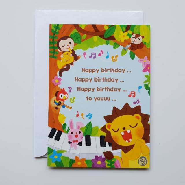 

Kartu ucapan ulang tahun / birthday card + amplop
