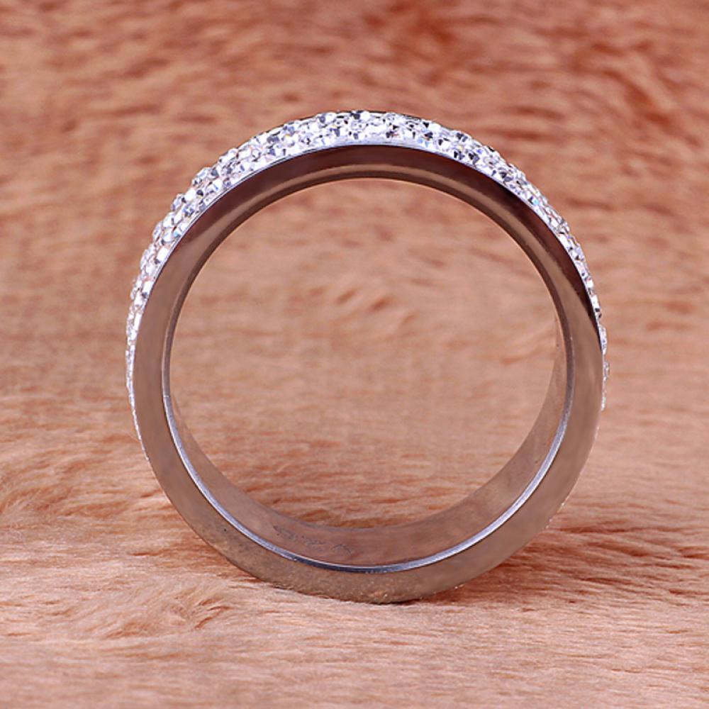 Cincin Bahan Stainless Steel Ukuran 8mm Untuk Unisex