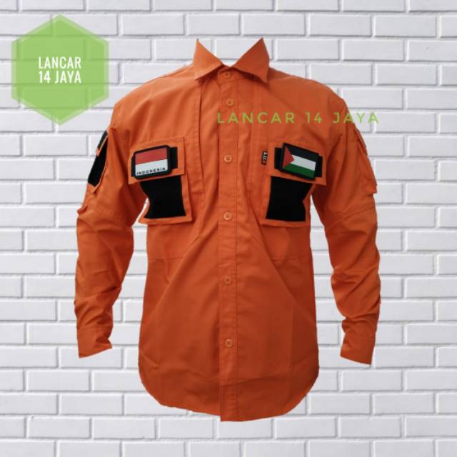 Kemeja 511 Kemeja Tactical PDL Kemeja Outdoor Lapangan Kemeja Seragam KPU Velcro Polos Best Seller