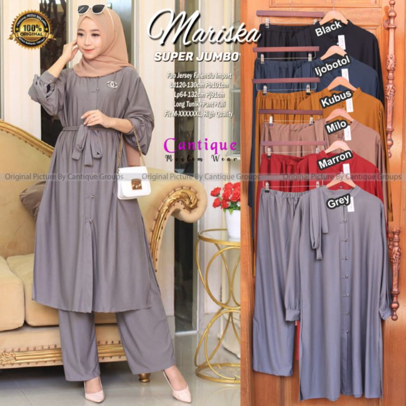 SET MARISKA SUPER JUMBO JERSEY FALENCIA IMPORT LD 120 BY CANTIQUE