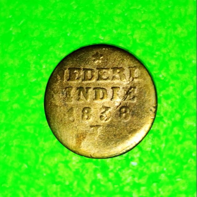 UB31 UANG KOIN KUNO INDONESIA KOIN KUNO BELANDA NEDERLAND INDIE 2 CENT TAHUN 1838 KOLEKSI KOIN KUNO