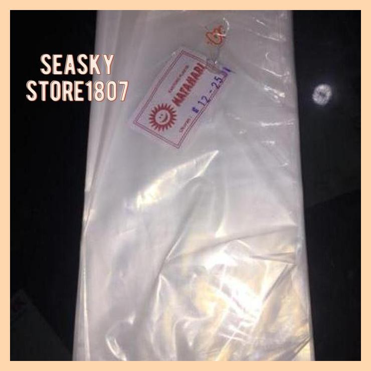 

[ PLASTIK ES BATU 1/2KG SETENGAH KG / PLASTIK BURAM / PLASTIK PE 12X25]