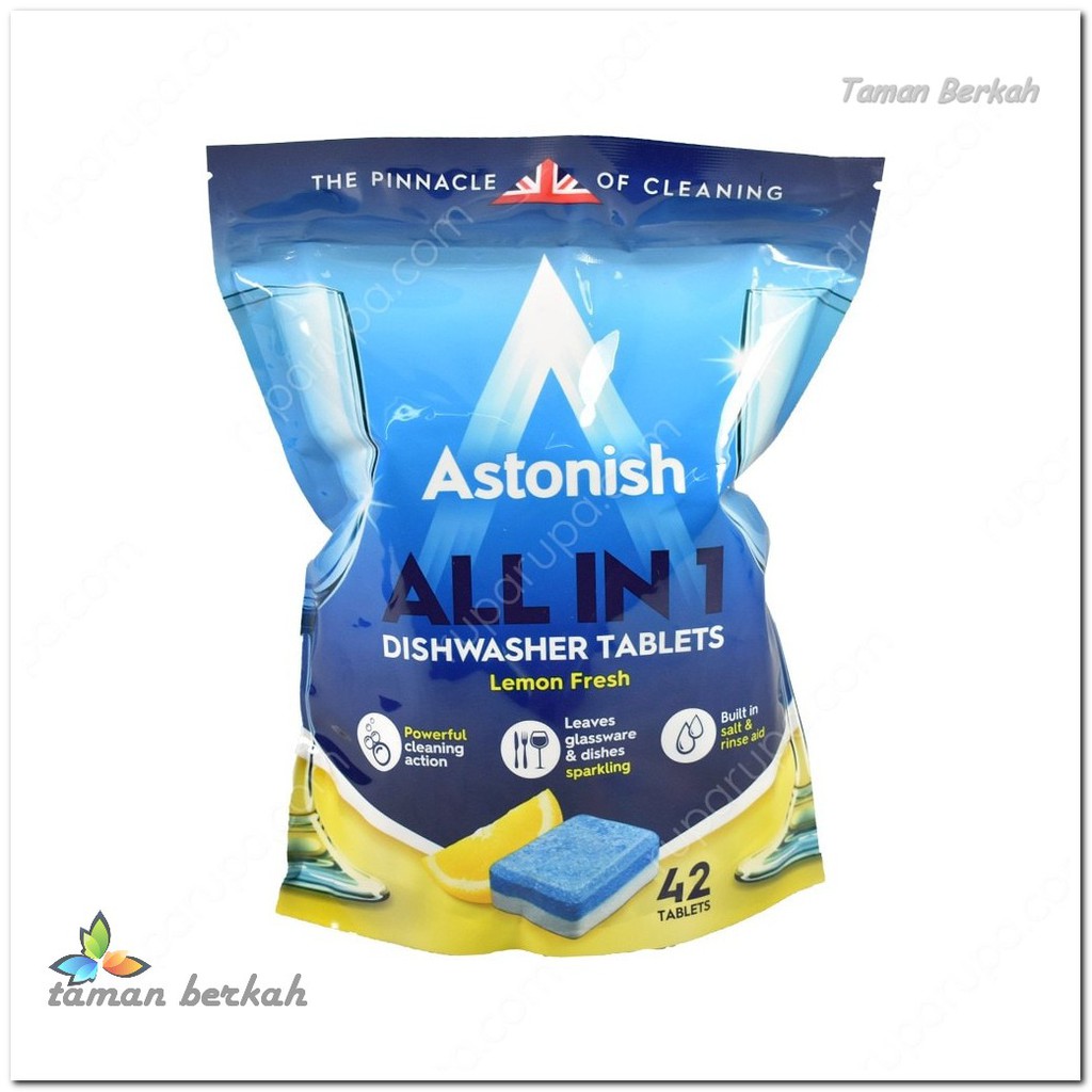 Jual ASTONISH TABLET PEMBERSIH 42 PCS ALL IN 1 DISHWASHER TABLETS