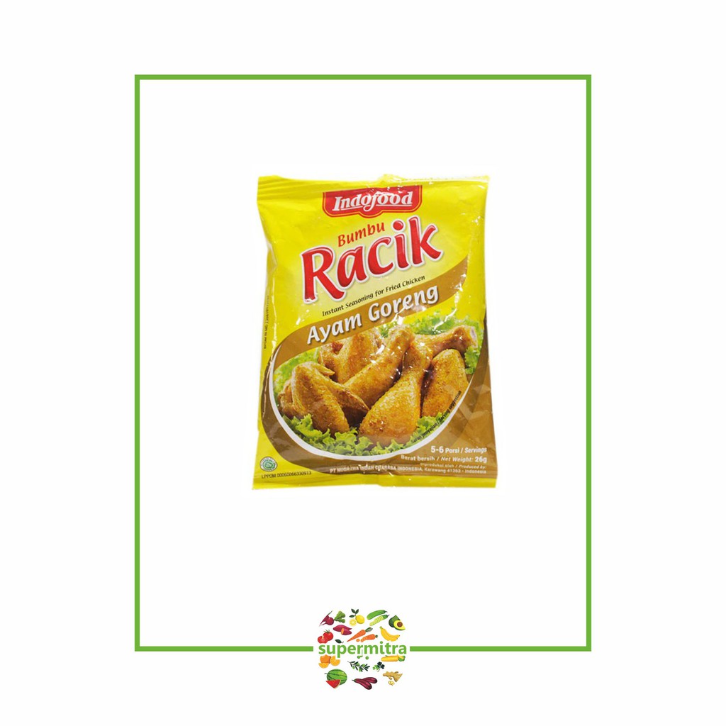 

Bumbu racik ayam goreng ( 1 pcs )