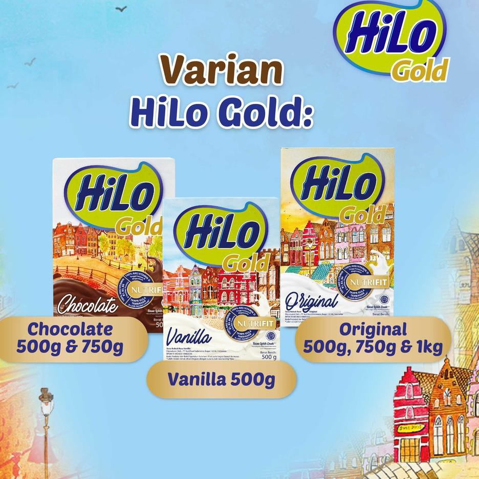 

[KODE BARANG 788] HiLo Gold Plain 1000 gr - Susu Tinggi Kalsium TERMURAH..!!