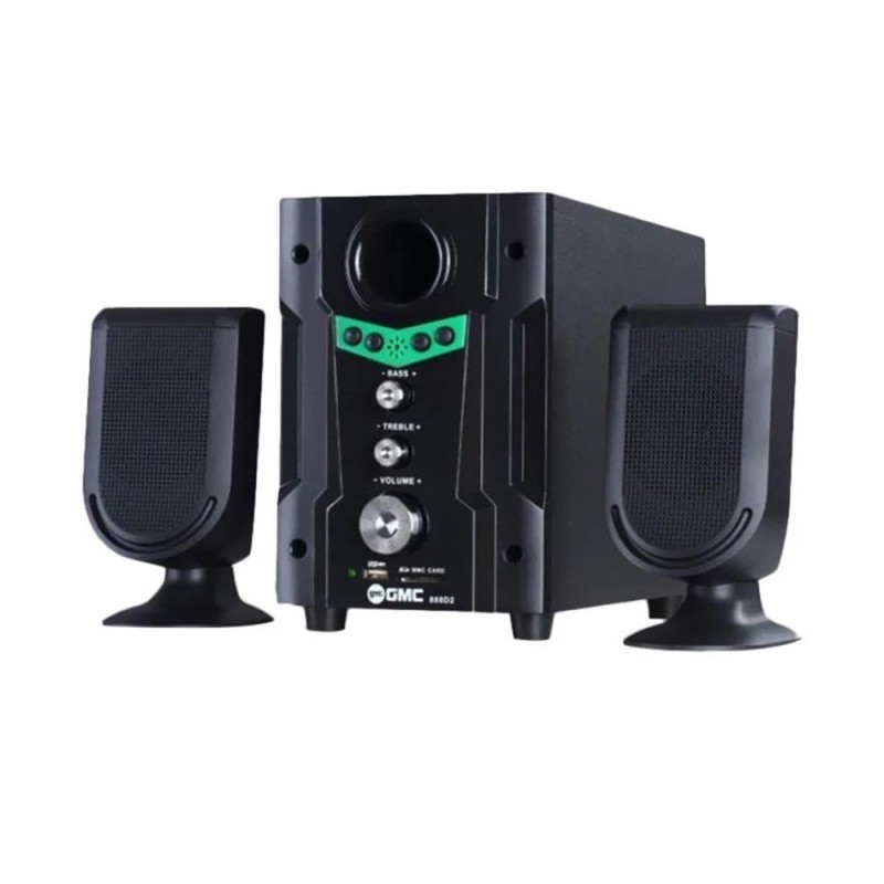 Speaker GMC 888D2 BT Aktif Bluetooth Putih - Subwoofer & Speaker Satelite