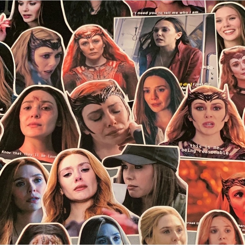 wanda maximoff stickers (scarlett witch)